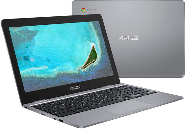 Asus CX22NA (ASUS 11.6-inch HD LED Chromebook Intel Celeron N3350 4GB RAM 16GB eM...