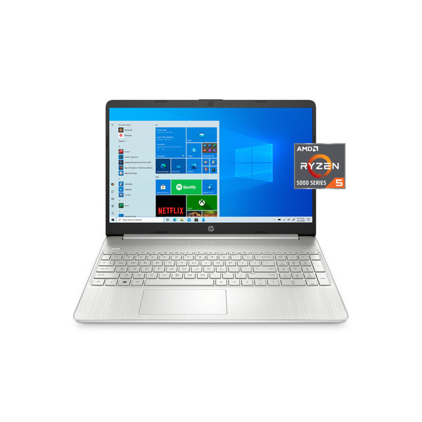 HP-15-ef2127wm (HP 15.6"  FHD, Ryzen 5-5500, 8GB RAM, 256GB  SSD,  Silver, Windows 1...