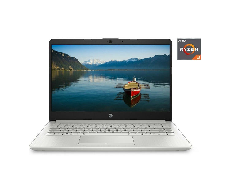 HP-14-dk1032wm (HP 14" FHD AMD Ryzen 3 3.5GHz  4GB 128GB  SSD Windows 10-Silver-14-...