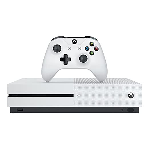 Microsoft Xbox One  S (Microsoft Xbox One  S 1TB Console, White, 234-00001)